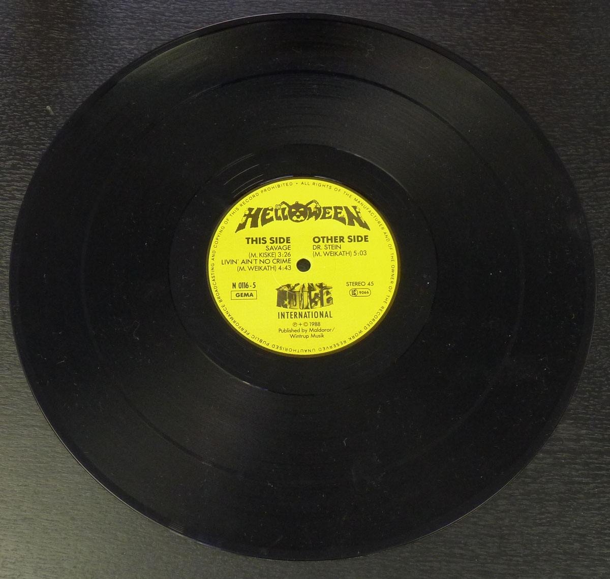 High Resolution Photo #6 HELLOWEEN Dr Stein Maxi-Single 